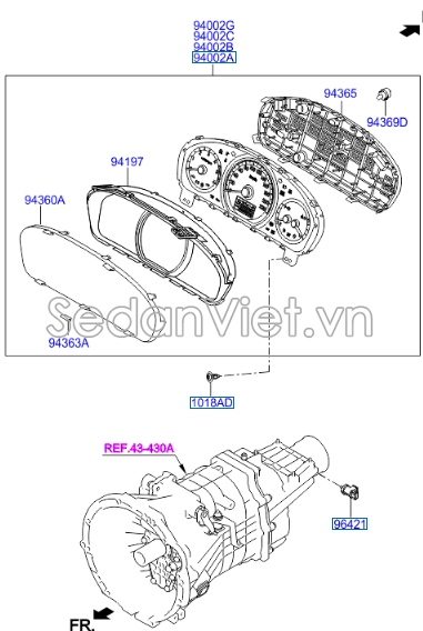 Cảm biến công tơ mét Hyundai Grand Starex 2008-2013