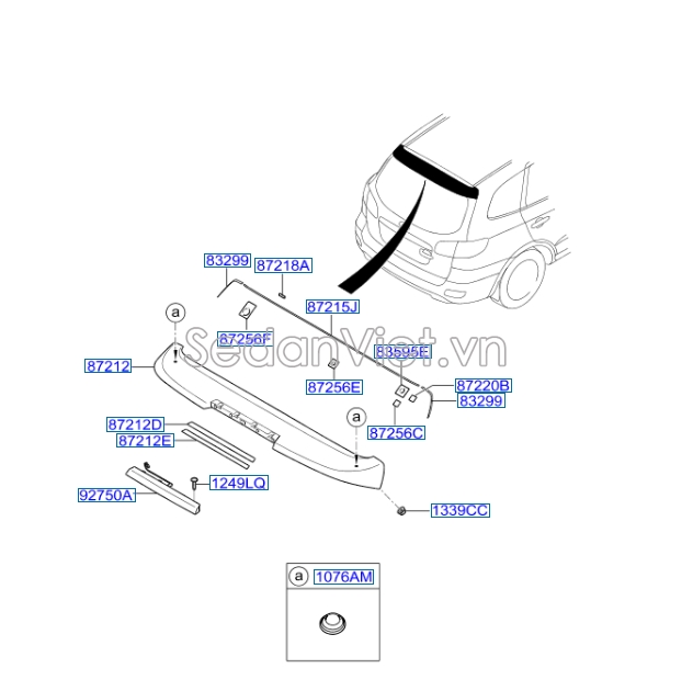 Đèn cánh gió Hyundai Santafe 2010-2012