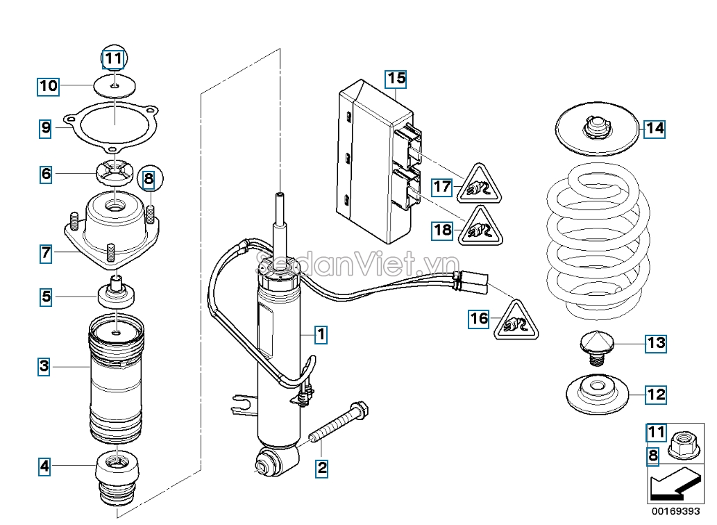 Giảm xóc BMW X6 2010