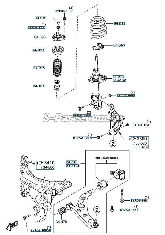 Càng A mazda 6 2014-2016