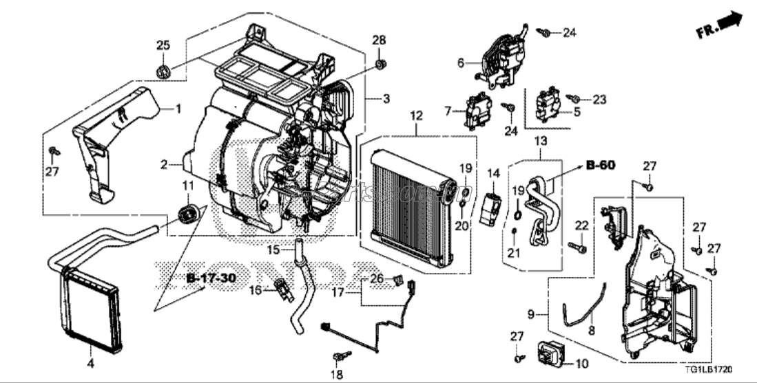 Cảm biến ngắt lạnh Honda City 2017-2020