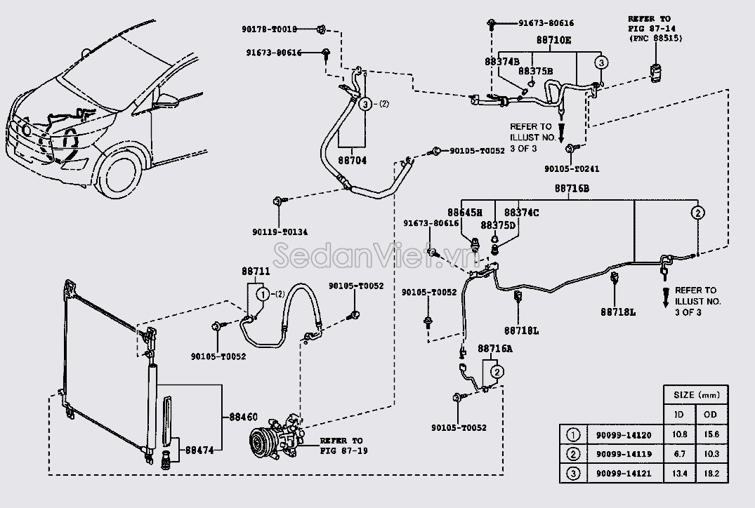 Phin lọc gas Toyota Camry 2019