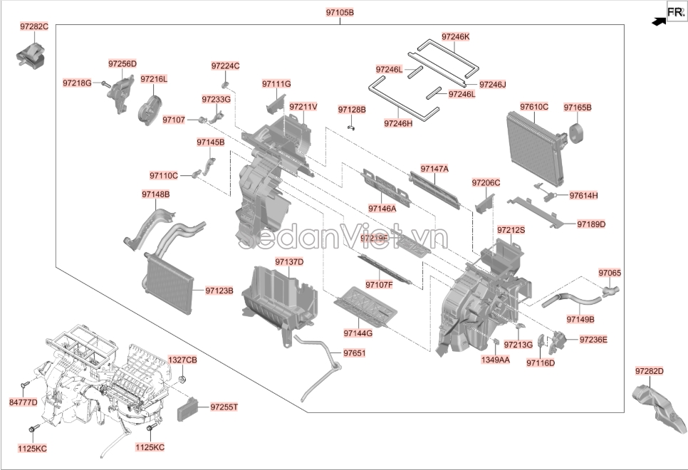 Cảm biến ngắt lạnh KIA K3 2013-2016