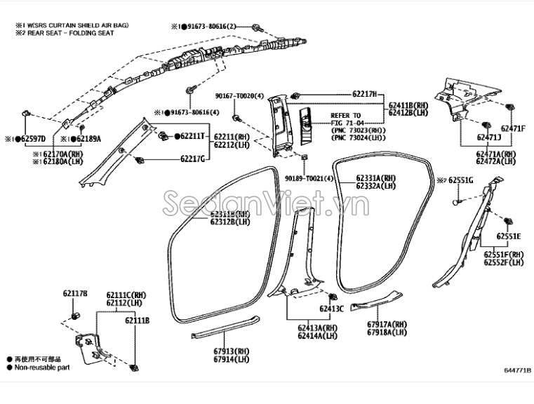 Nhựa ốp góc sàn xe Toyota Vios 2019