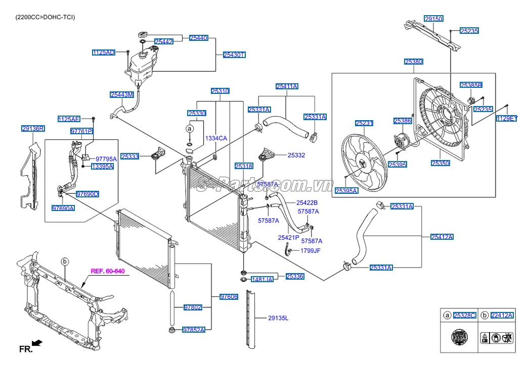 Hường gió két nước Hyundai Santafe 2013-2015