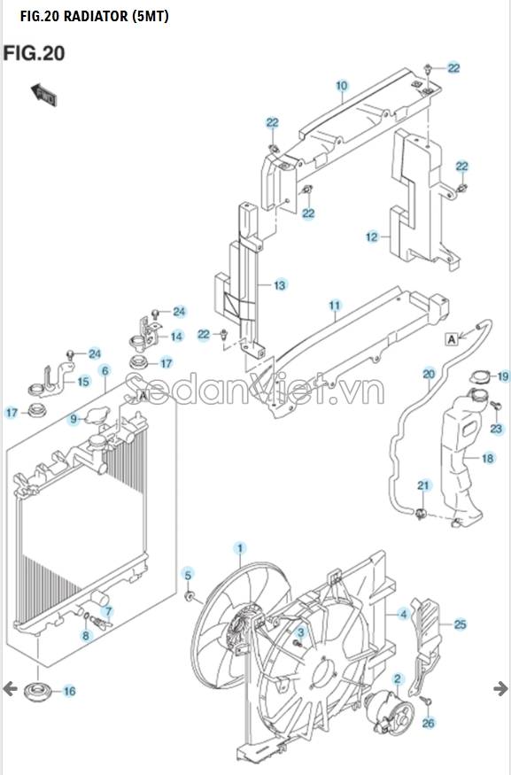 Nắp két nước Suzuki Ertiga 2018