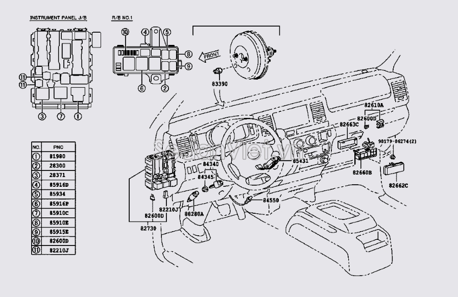 Công tắc đèn chân phanh Toyota innova 2017-2020