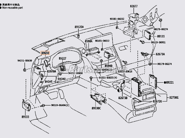 Cảm biến ánh sáng trong xe Toyota innova 2017