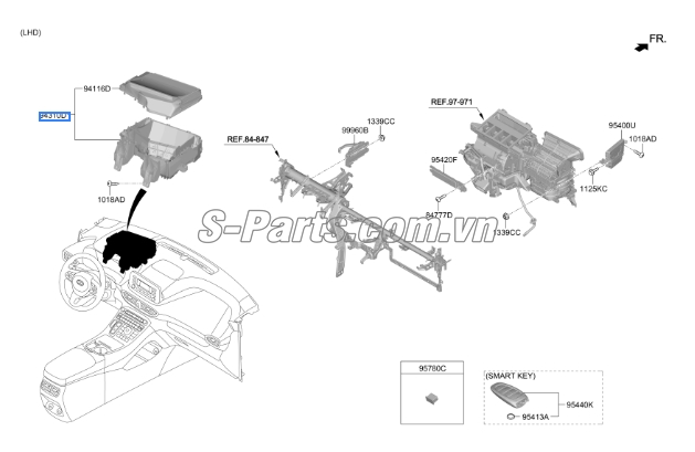 Pin chìa khóa từ Hyundai Accent 2018-2020