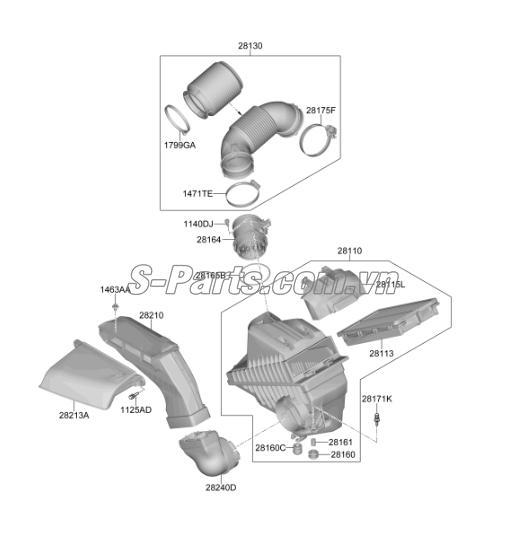 Lọc gió động cơ KIA Carnival 2021