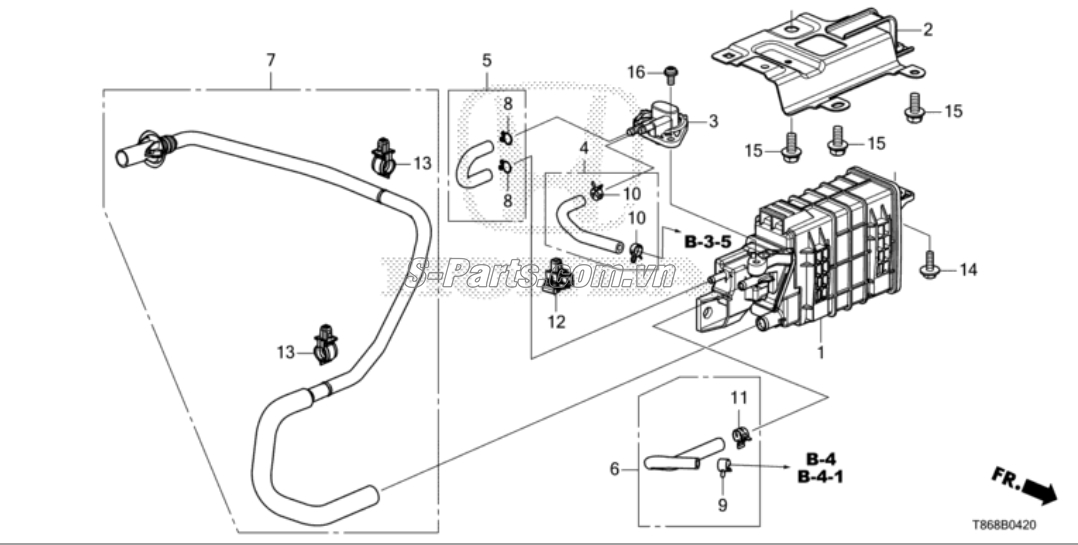 Ống dẫn xăng Honda City 2017-2020