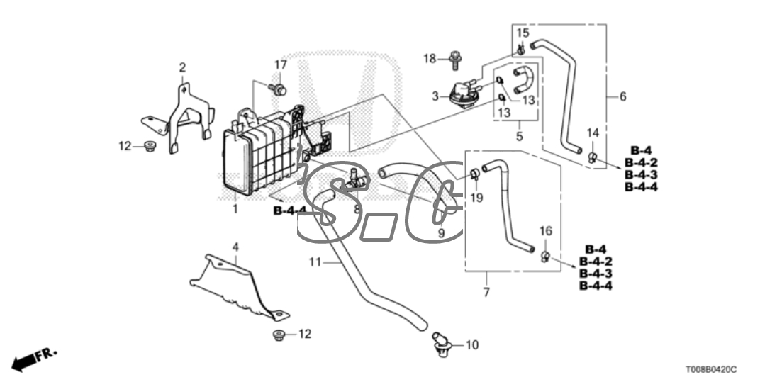 Ống dẫn xăng Honda City 2017-2020