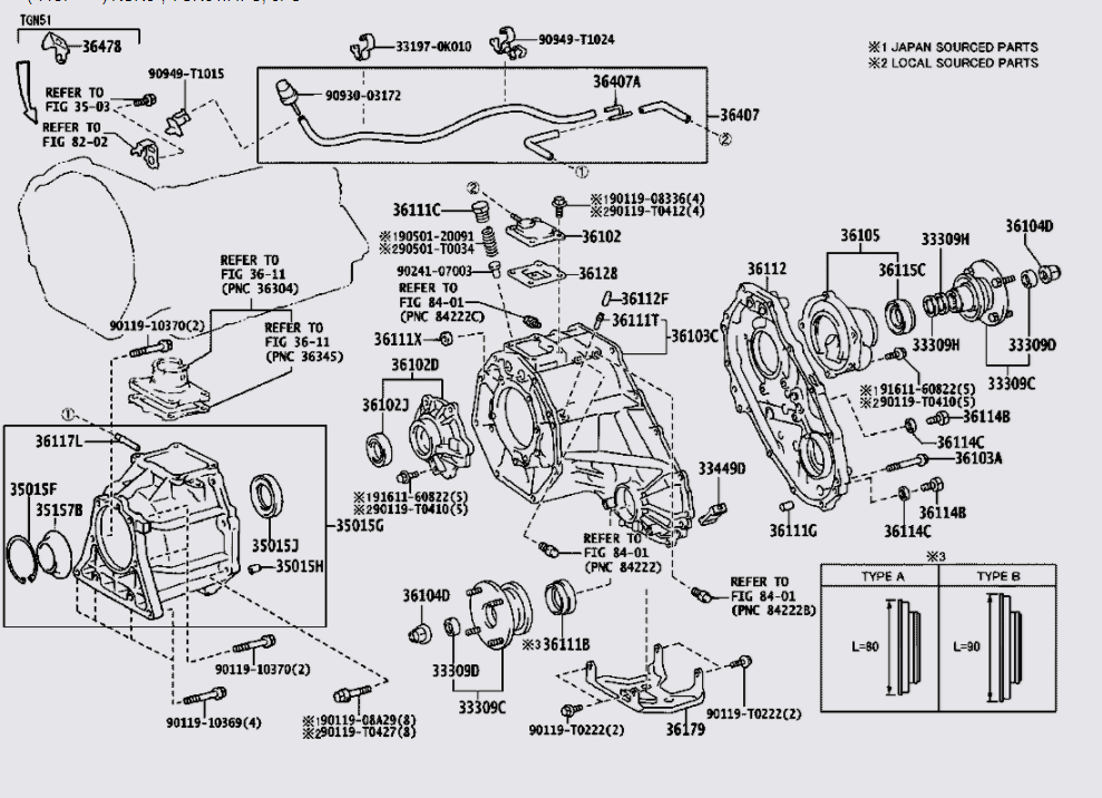 Vỏ loa hộp số phụ Toyota Fortuner 2009-2012