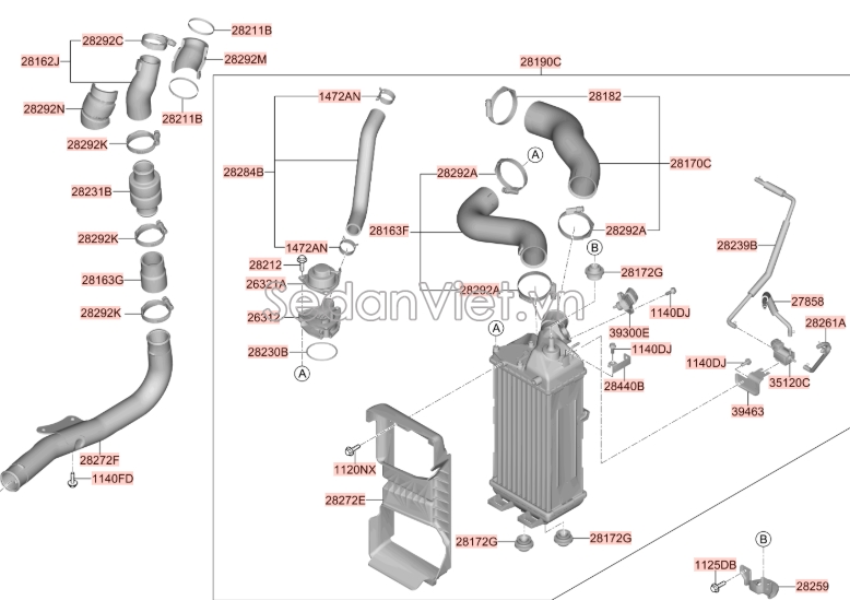 Cảm biến tăng áp turbo Hyundai Genesis Coupe 2008-2012