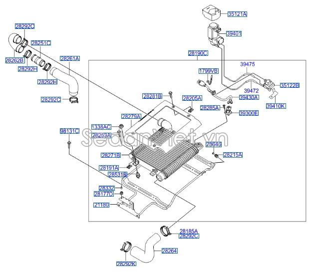 Cảm biến turbo Hyundai Porter 2 2006-2012