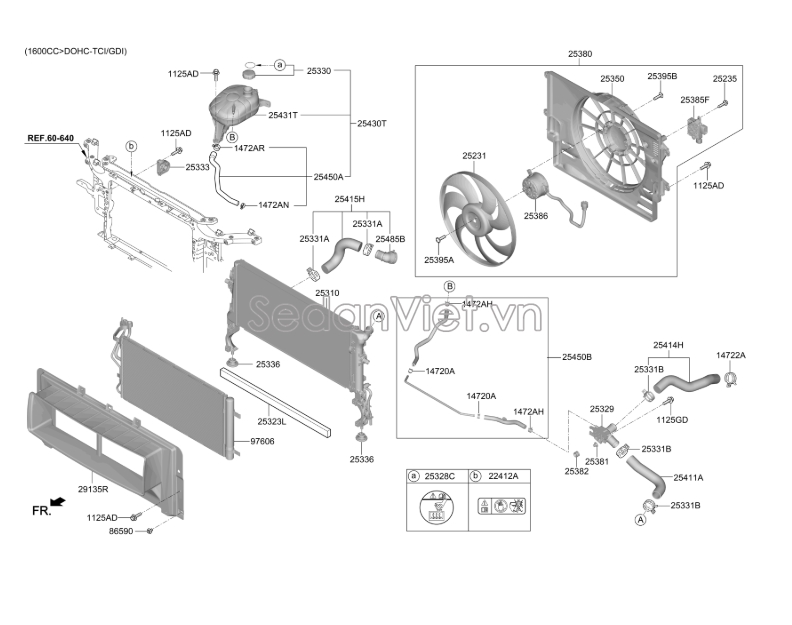 Quạt gió động cơ Hyundai Kona 2018