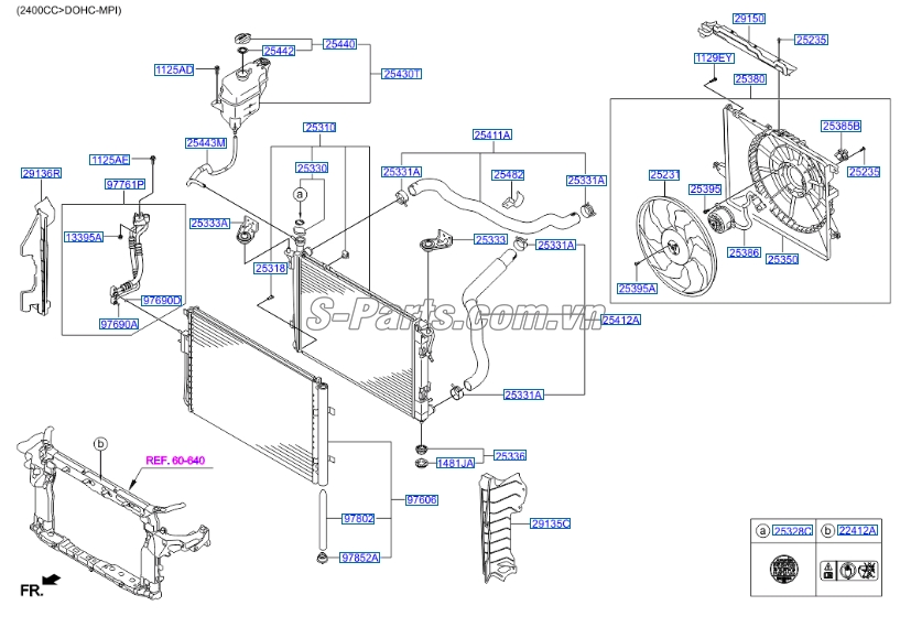 Nắp đậy két nước KIA K3 2013-2016