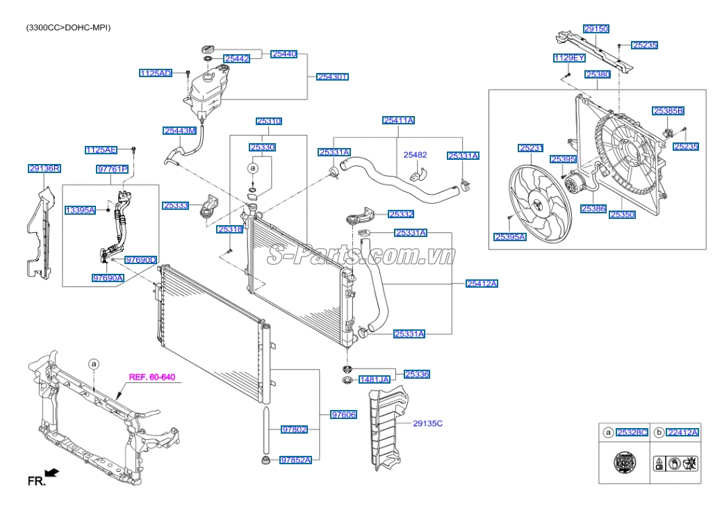 Nắp đậy két nước KIA K3 2013-2016