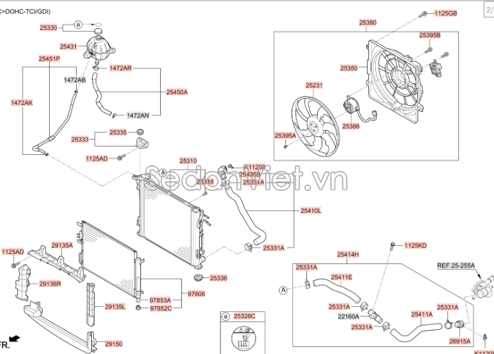 Phin lọc ga Hyundai Tucson 2015-2017