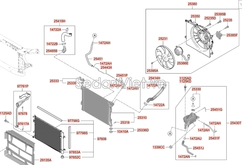 Phin lọc ga Hyundai Tucson 2015-2017