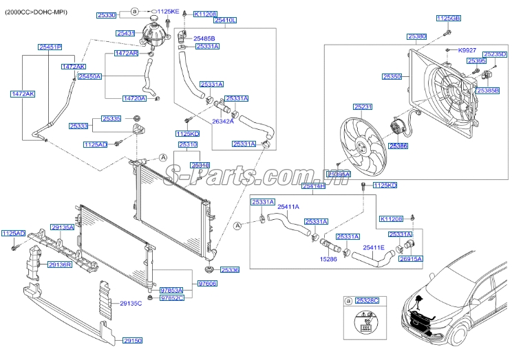 Phin lọc ga Hyundai Tucson 2015-2017
