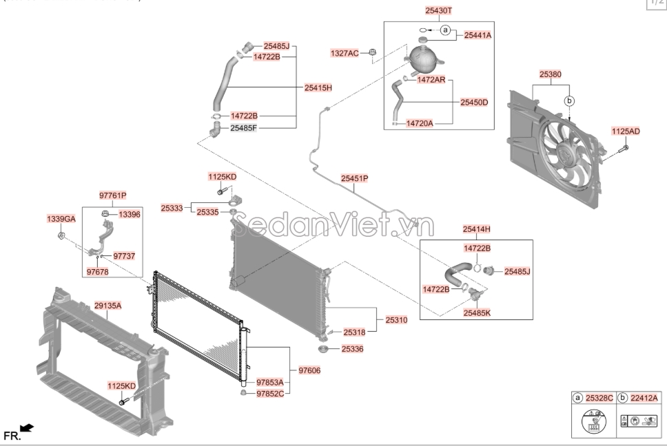 Phin lọc ga Hyundai Tucson 2015-2017