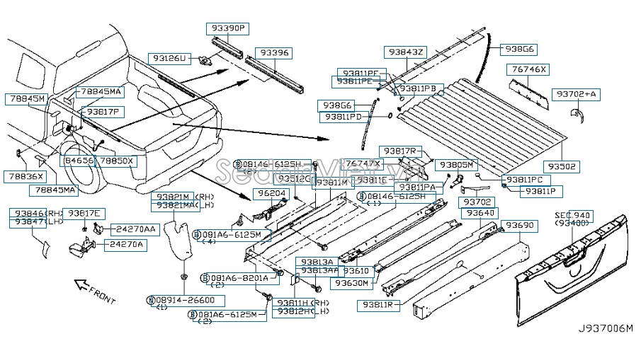 Mô tơ mở cửa bình dầu Nissan Navara NP300 2015