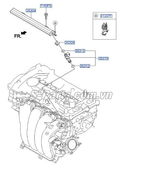 Kim phun xăng KIA Rondo 2015-2017