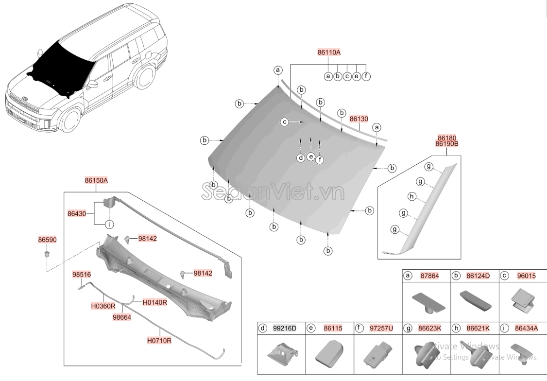 Ống dẫn nước rửa kính Hyundai Tucson 2015-2017