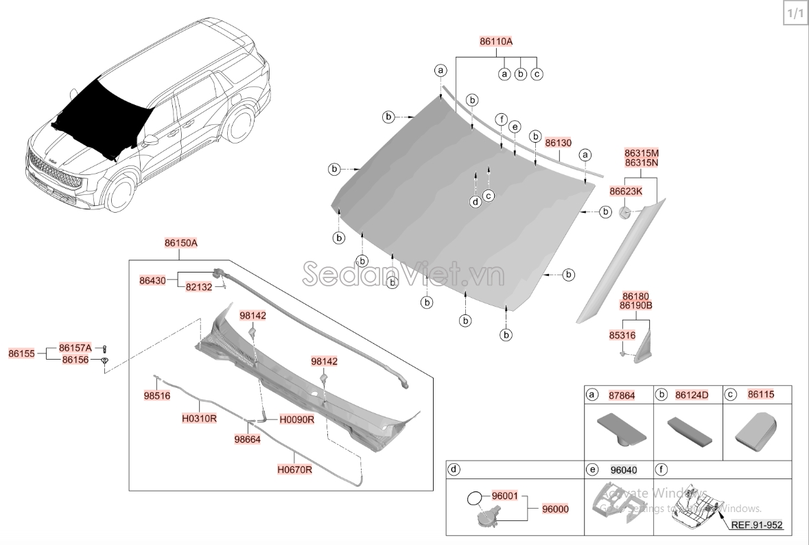 Ống dẫn nước rửa kính Hyundai Tucson 2015-2017