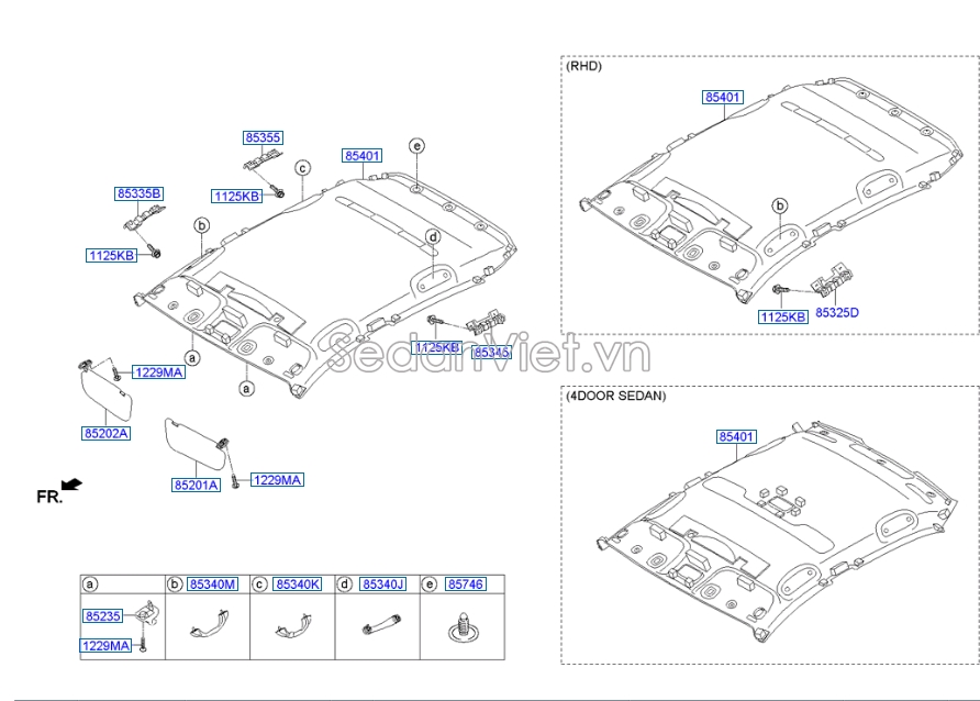 Chắn nắng trong xe Hyundai i10 Grand 2014-2016