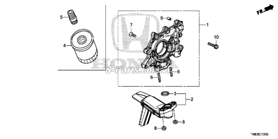 Lọc dầu động cơ Honda City 2015