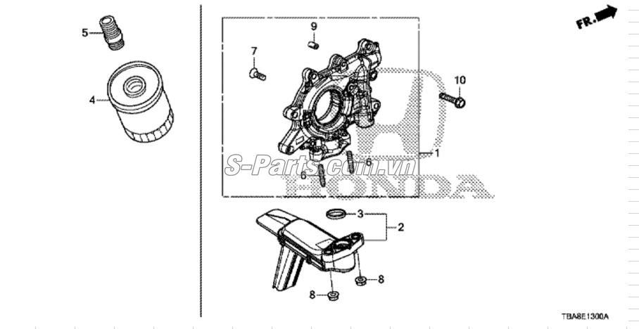 Lọc dầu động cơ Honda City 2015