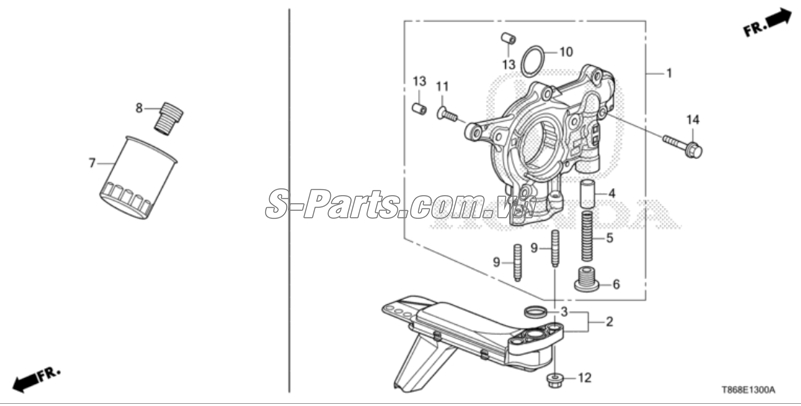 Lọc dầu Honda City 2017-2020