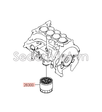 Lọc dầu Hyundai Elantra 2012-2014
