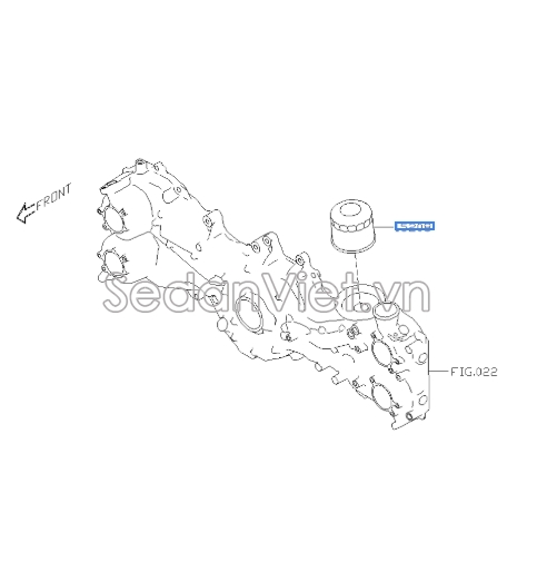 Lọc dầu động cơ Subaru Forester 2018