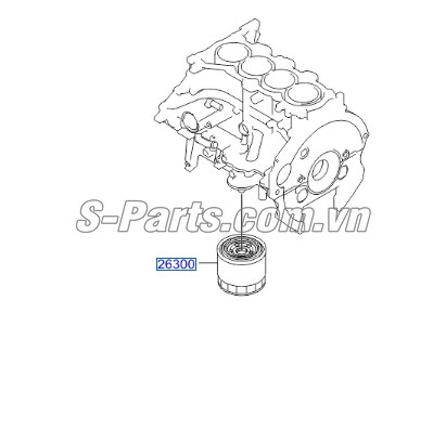 Lọc dầu KIA Sportage 2009-2010