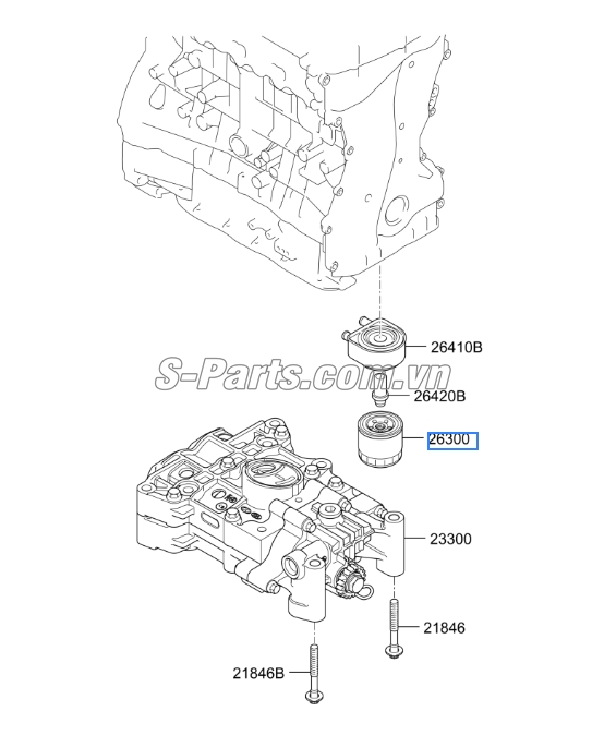 Lọc dầu KIA Sportage 2009-2010