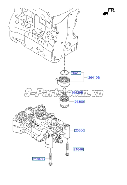 Lọc dầu Hyundai Kona 2018
