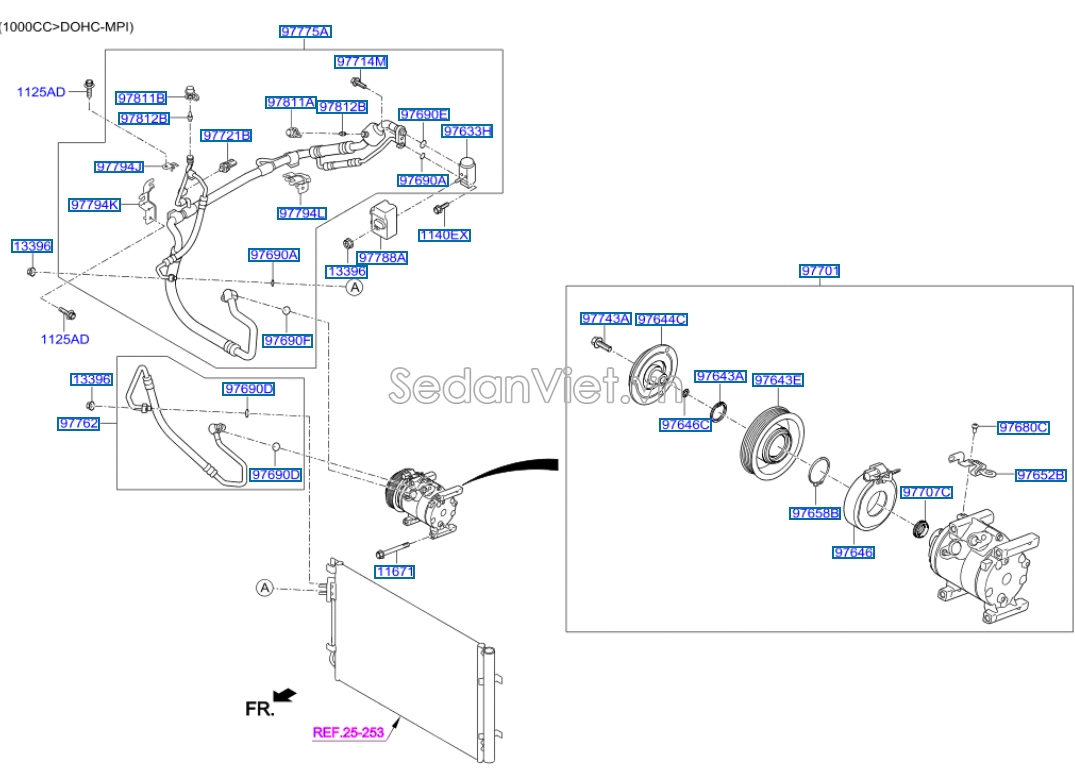 Van tiết lưu Hyundai Eon 2012-2014