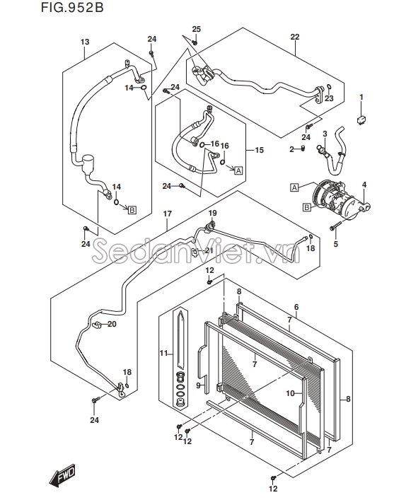 Cảm biến nhiệt độ ngoài trời Suzuki Ertiga 2018