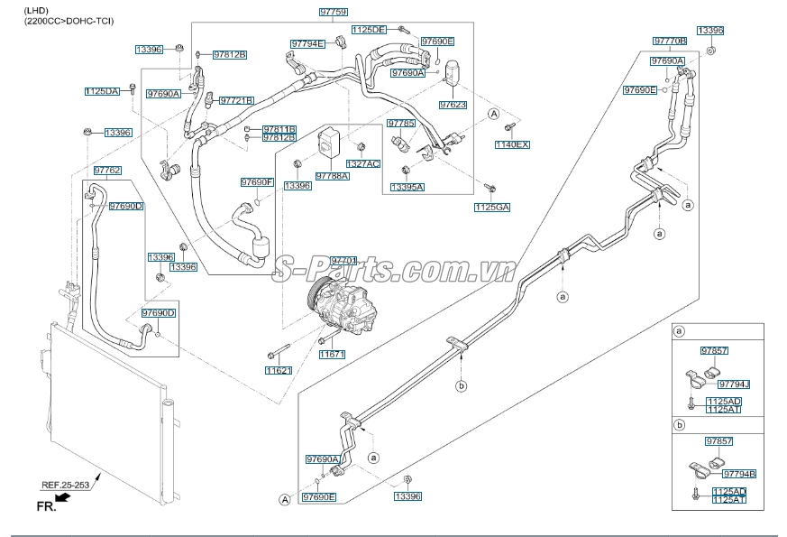 Van áp suất điều hòa Hyundai Starex 2014-2016