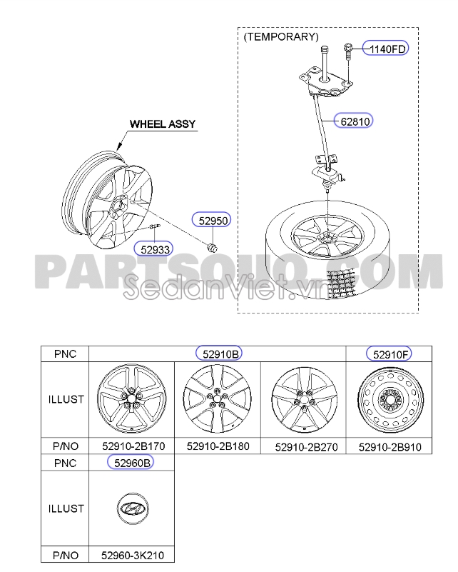 Lazang 17 inch Hyundai Santafe 2006-2008