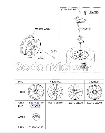 Lazang 17 inch Hyundai Santafe 2006-2008