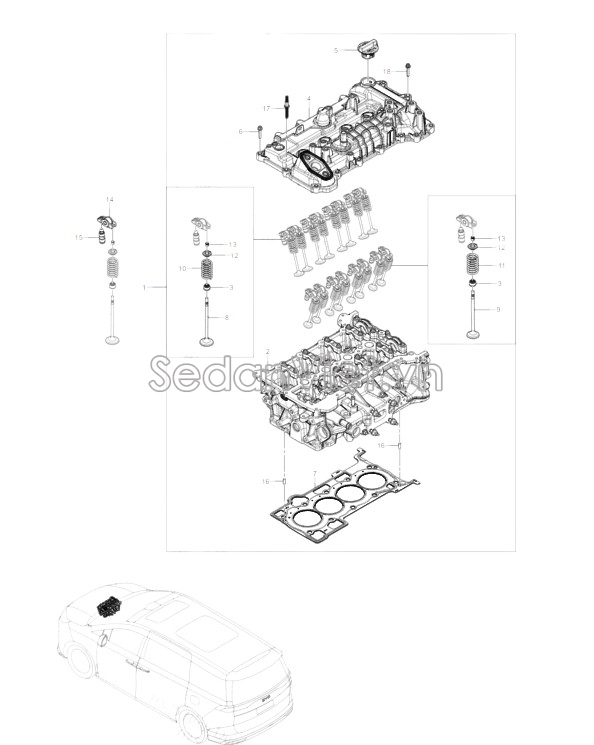 Dây cam 103 răng Suzuki APV 2012