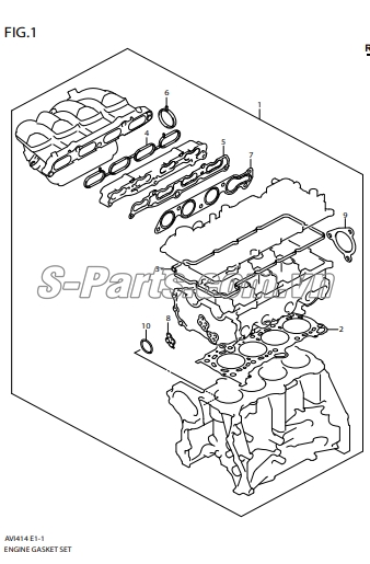 Gioăng đại tu  Suzuki New Ertiga 2016