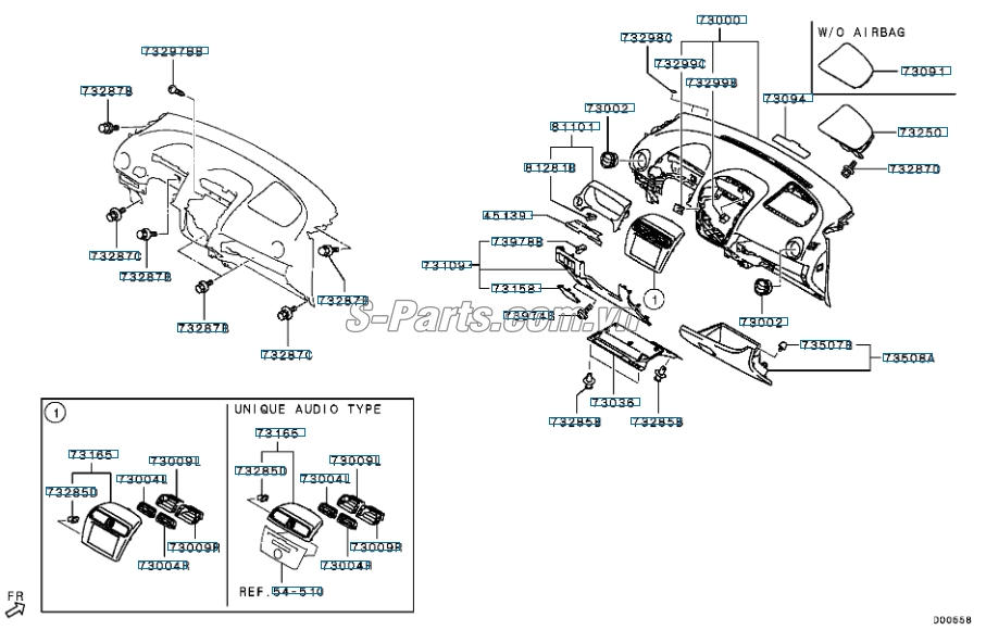Bảng táp lô Mitsubishi Attrage 2014