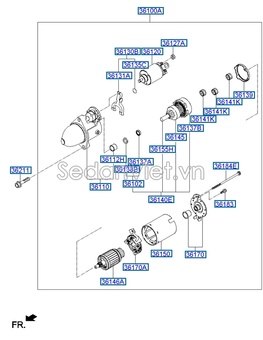 Rơ le đề KIA Cerato Hatchback 2010-2012