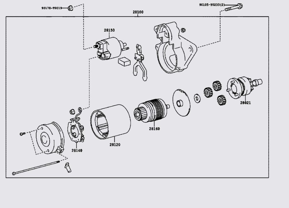 Rơ to máy đề Toyota Fortuner 2009-2012