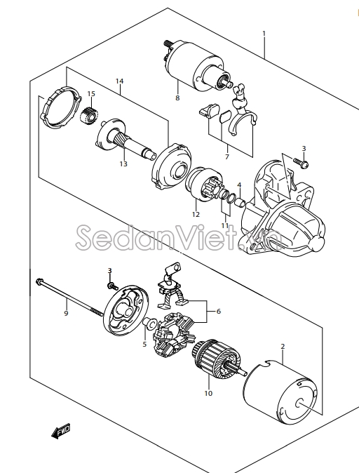 Bánh răng đề Suzuki Ertiga 2018